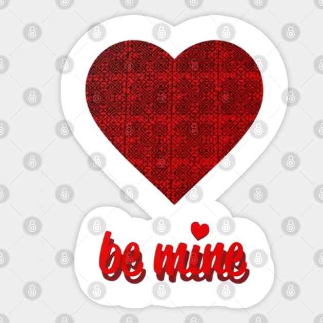 Be Mine – Hmong Heart of Love and Legacy Sticker by Pimcolle